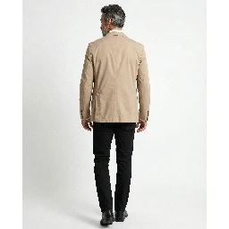 Beige Cotton Blazer
