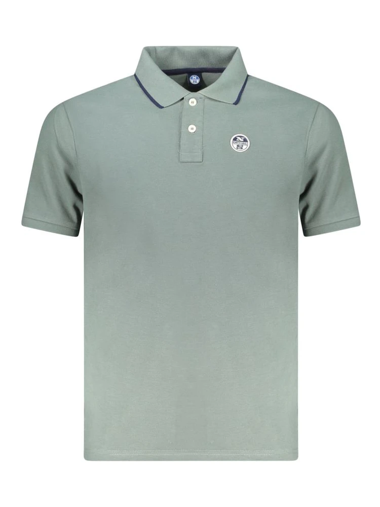 Green Cotton Men Polo Shirt alternative