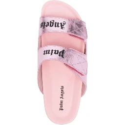 Multicolor Calfskin Strap-On Sandals