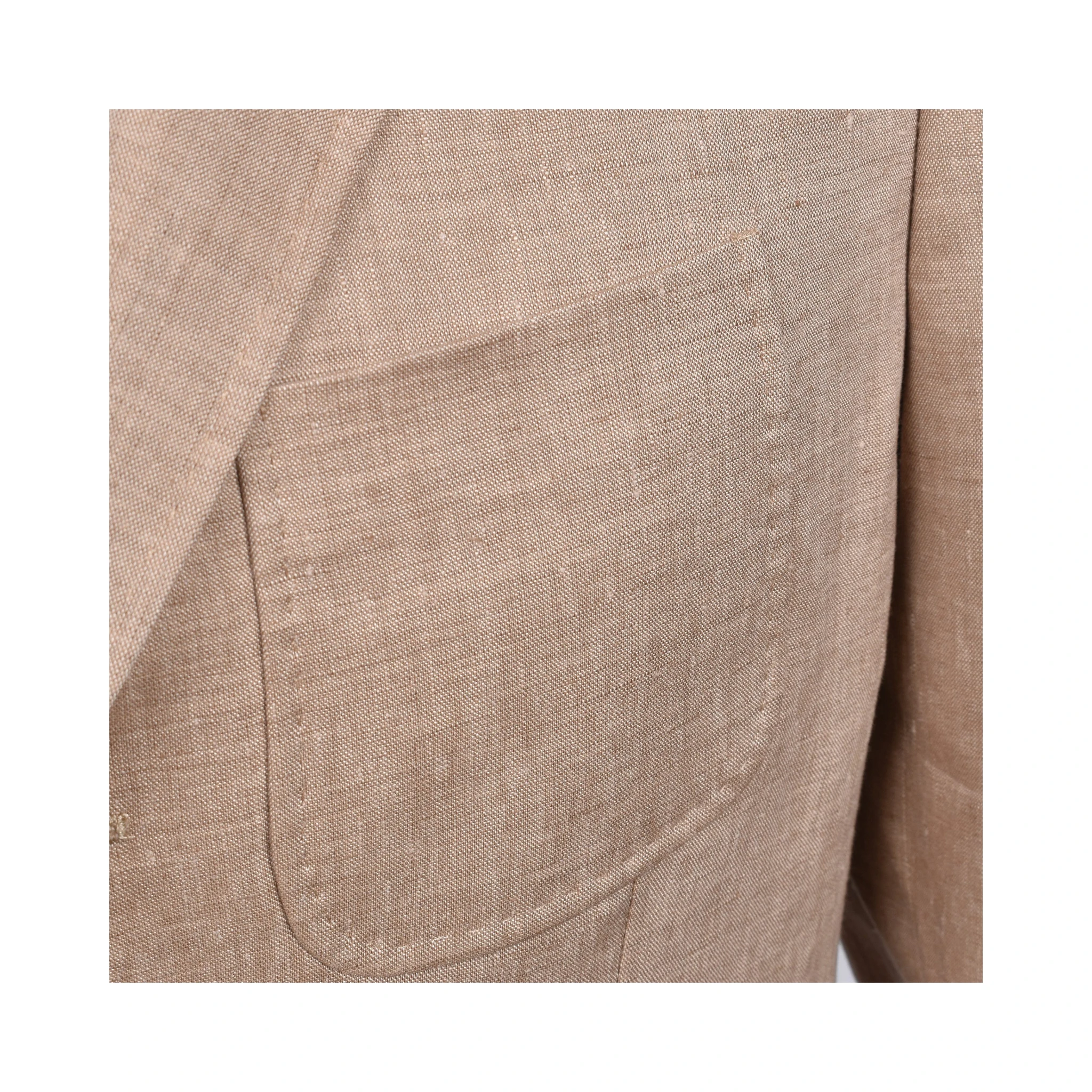 Beige Linen Blazer