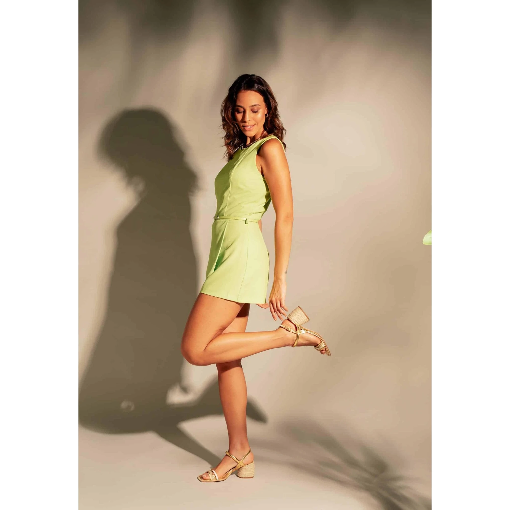 Gold Sandals With Natural Raffia Block Heel – Comfortable Women’S Summer Shoes