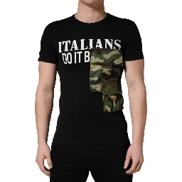 Black Italians Do It Better Camo Pocket Men T-shirt