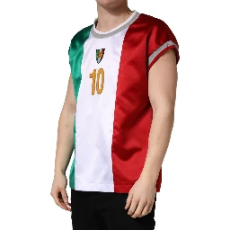 Multicolor Italia DG Logo Satin Tank T-shirt