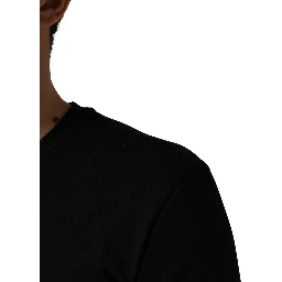 Black DG London Cotton Men Crew Neck  T-shirt
