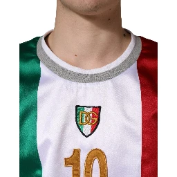 Multicolor Italia DG Logo Satin Tank T-shirt
