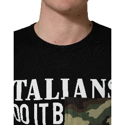 Black Italians Do It Better Camo Pocket Men T-shirt