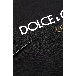 Black DG London Cotton Men Crew Neck  T-shirt
