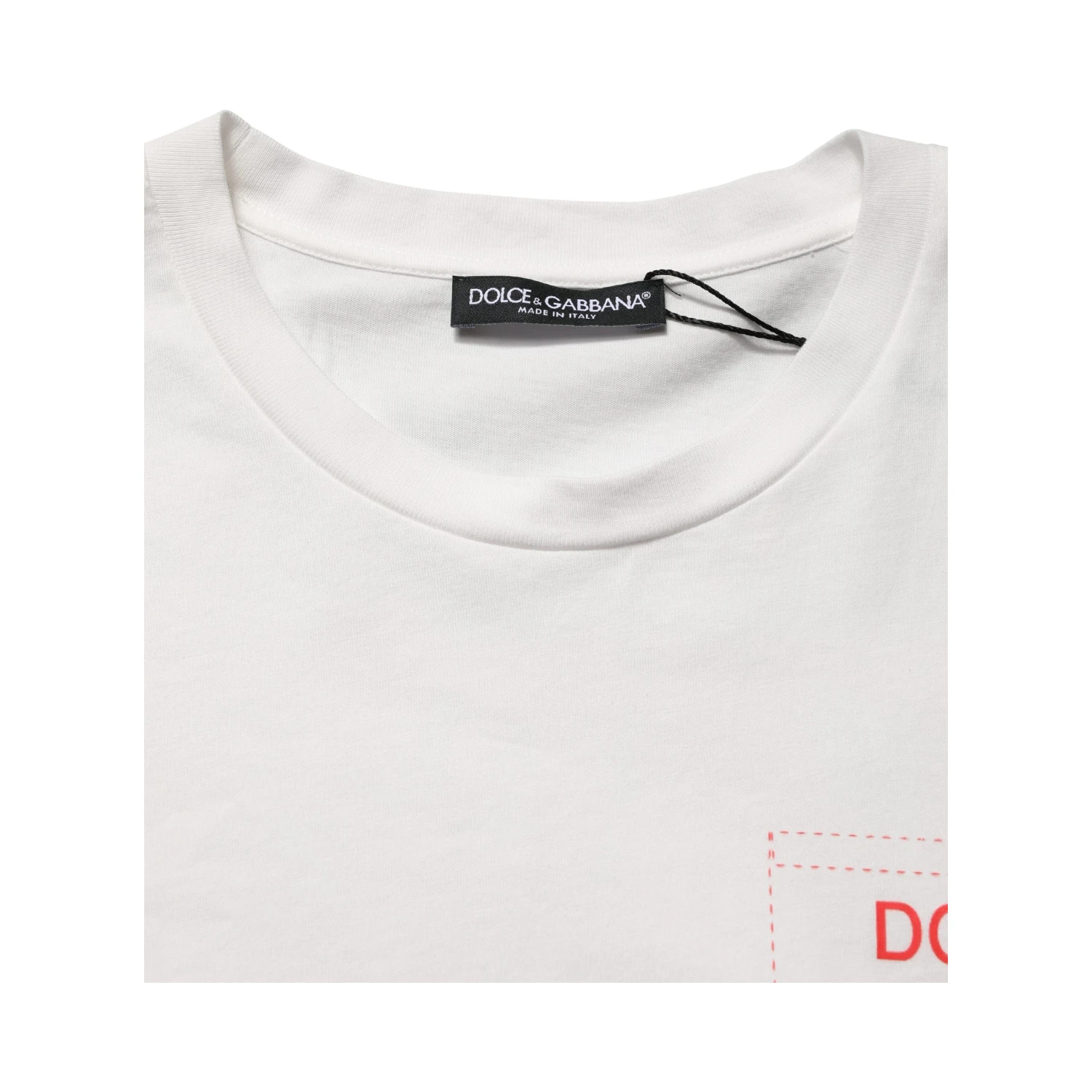 White Graphic Print Cotton Crew Neck  T-shirt