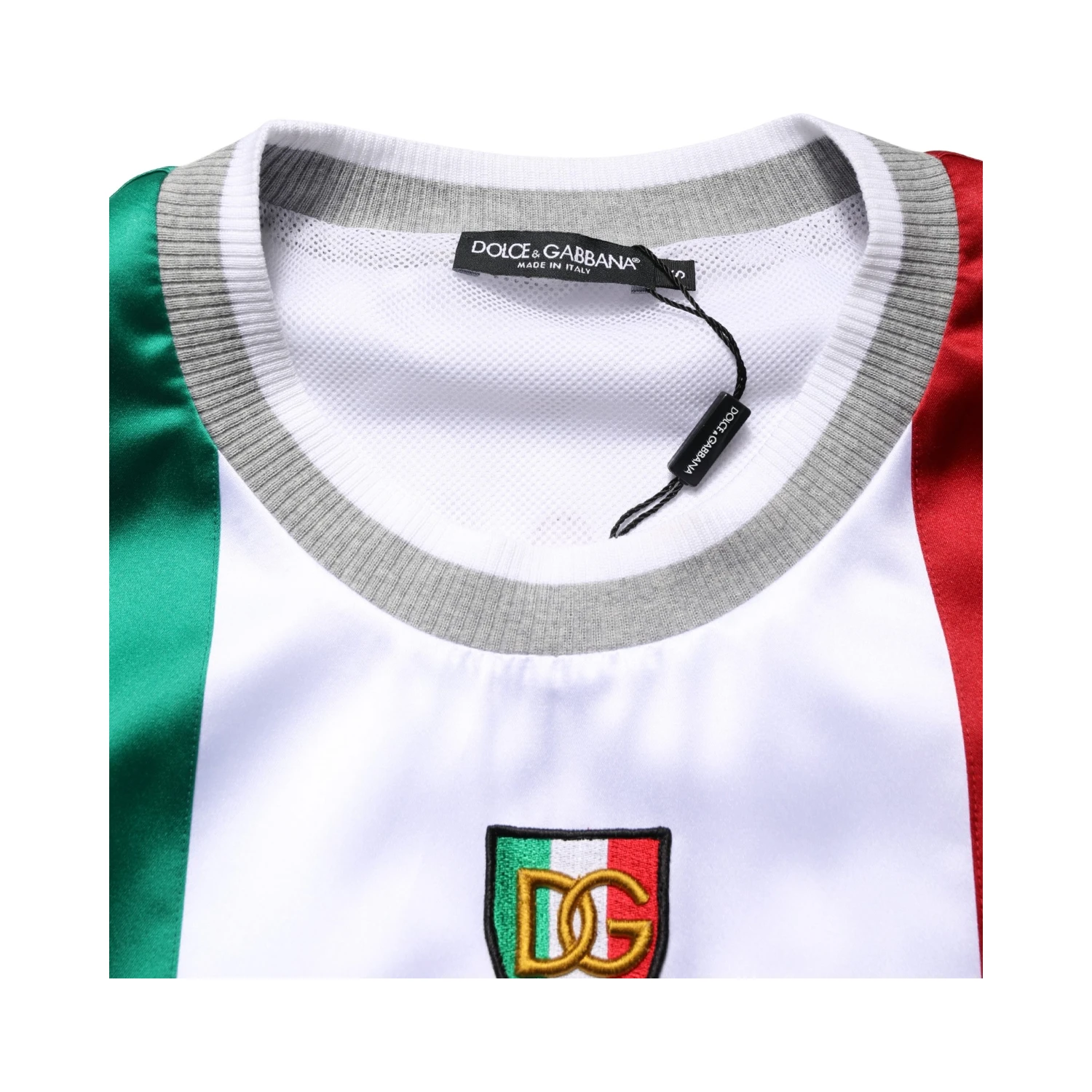 Multicolor Italia DG Logo Satin Tank T-shirt