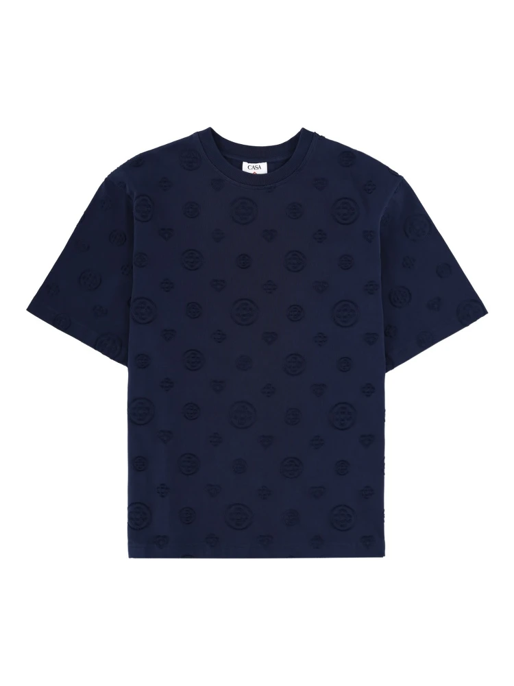 T-SHIRT WITH MONOGRAM DETAILS