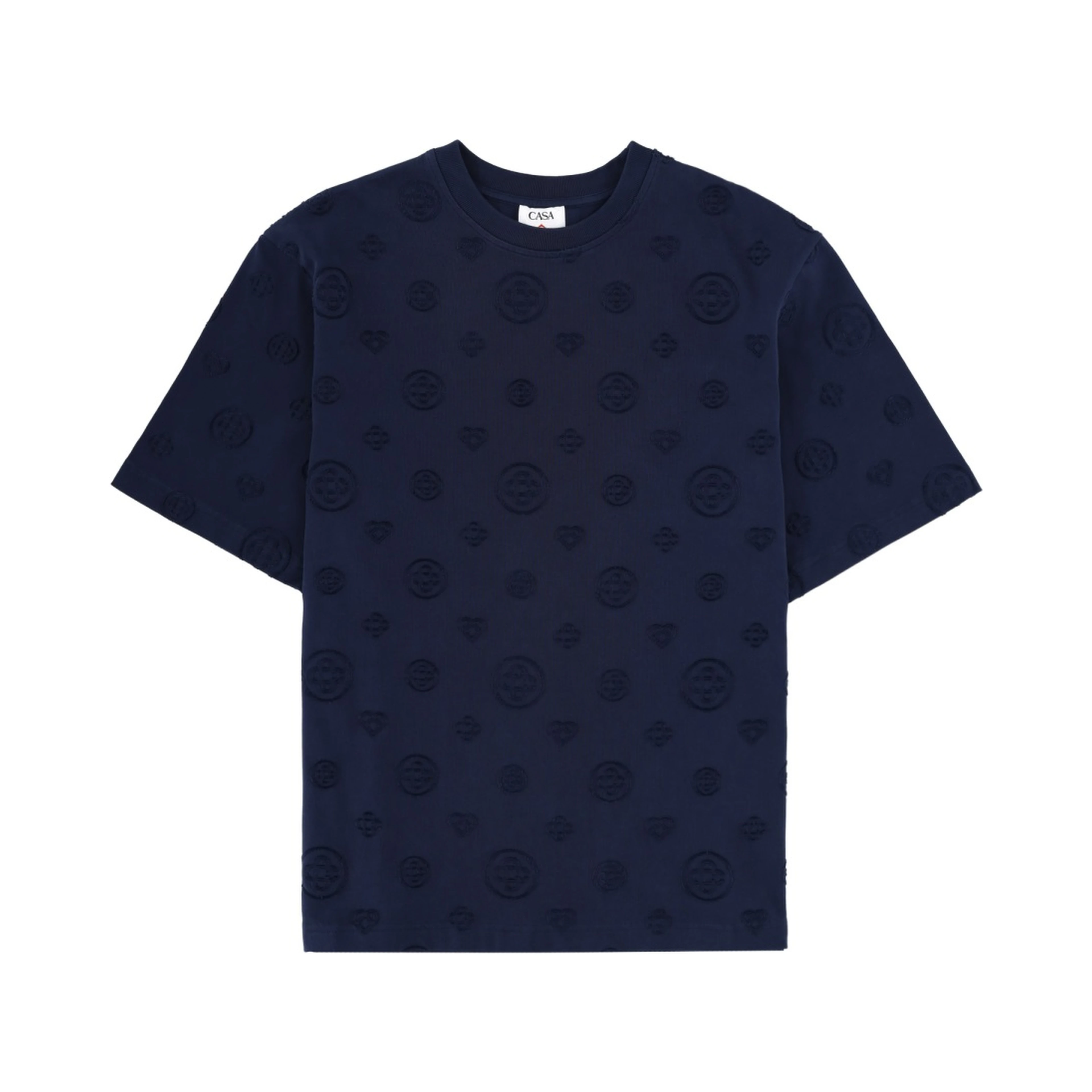T-SHIRT WITH MONOGRAM DETAILS