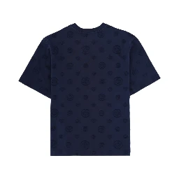 T-SHIRT WITH MONOGRAM DETAILS