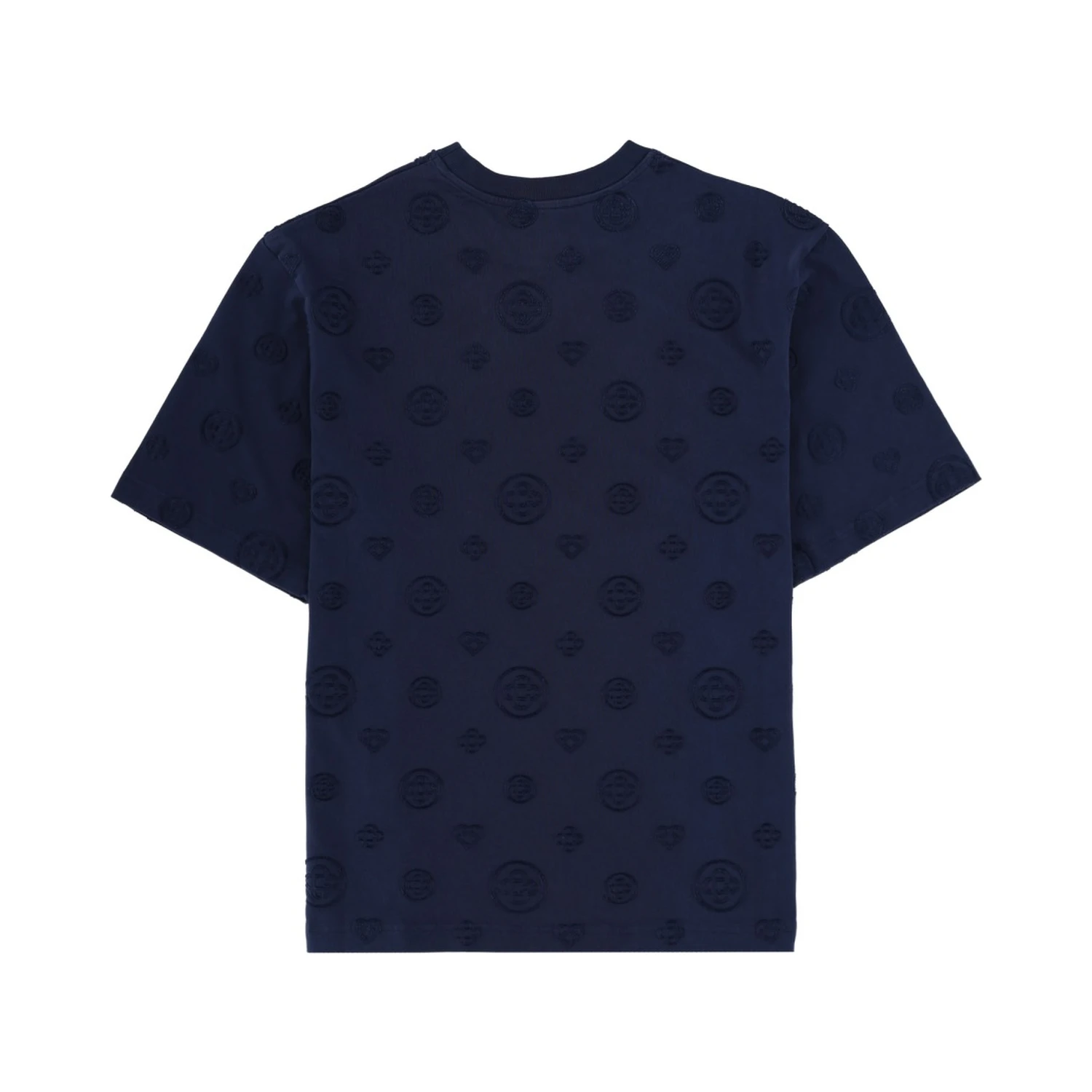 T-SHIRT WITH MONOGRAM DETAILS