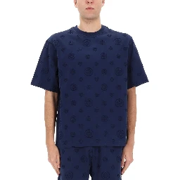T-SHIRT WITH MONOGRAM DETAILS