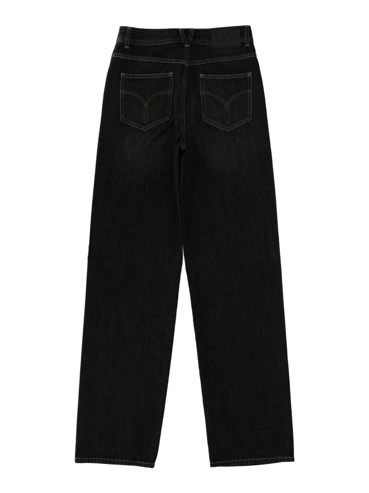 JEANS WITH STUDS AND CRYSTALS DECORATION alternative