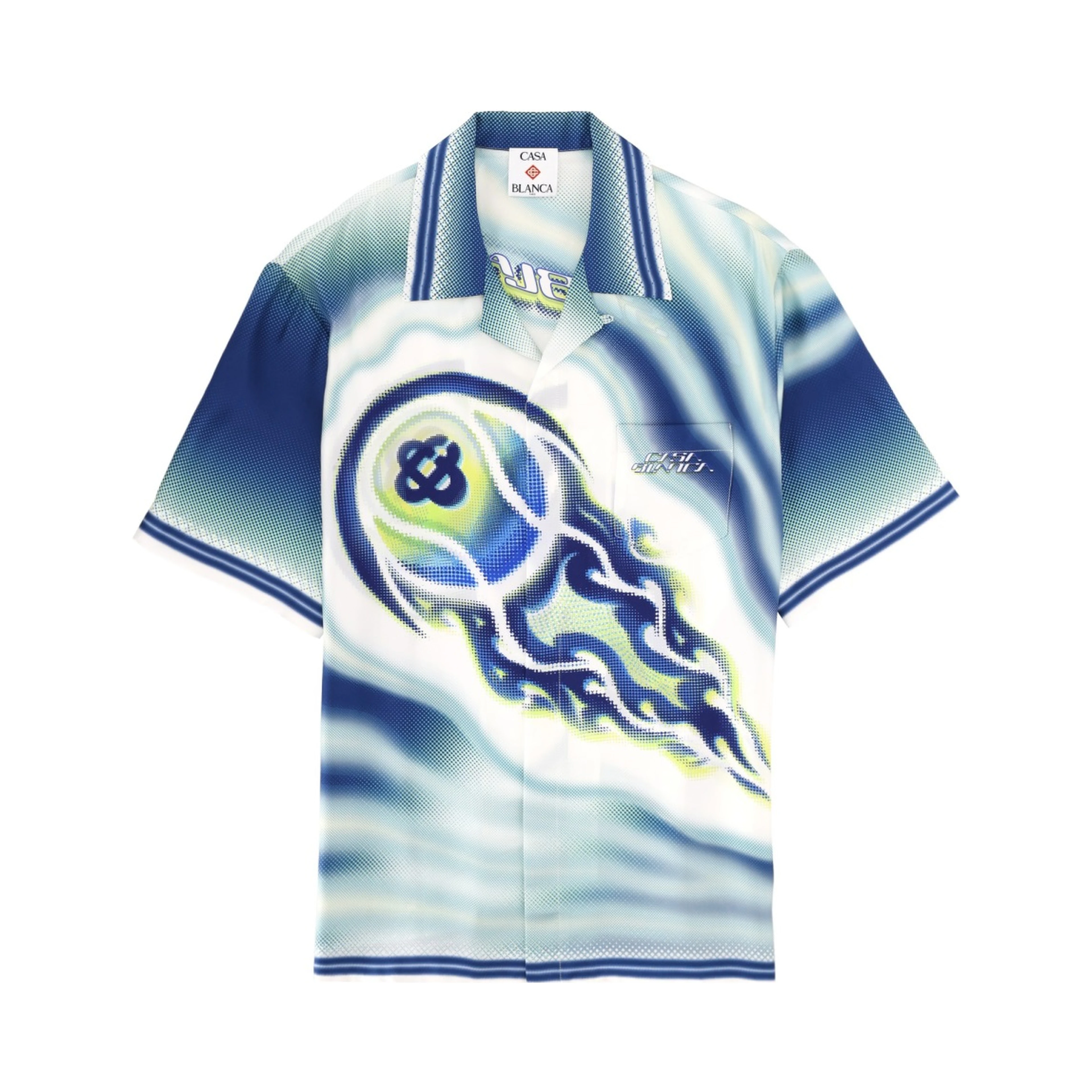 "FLAMING TENNIS BALL" SHIRT