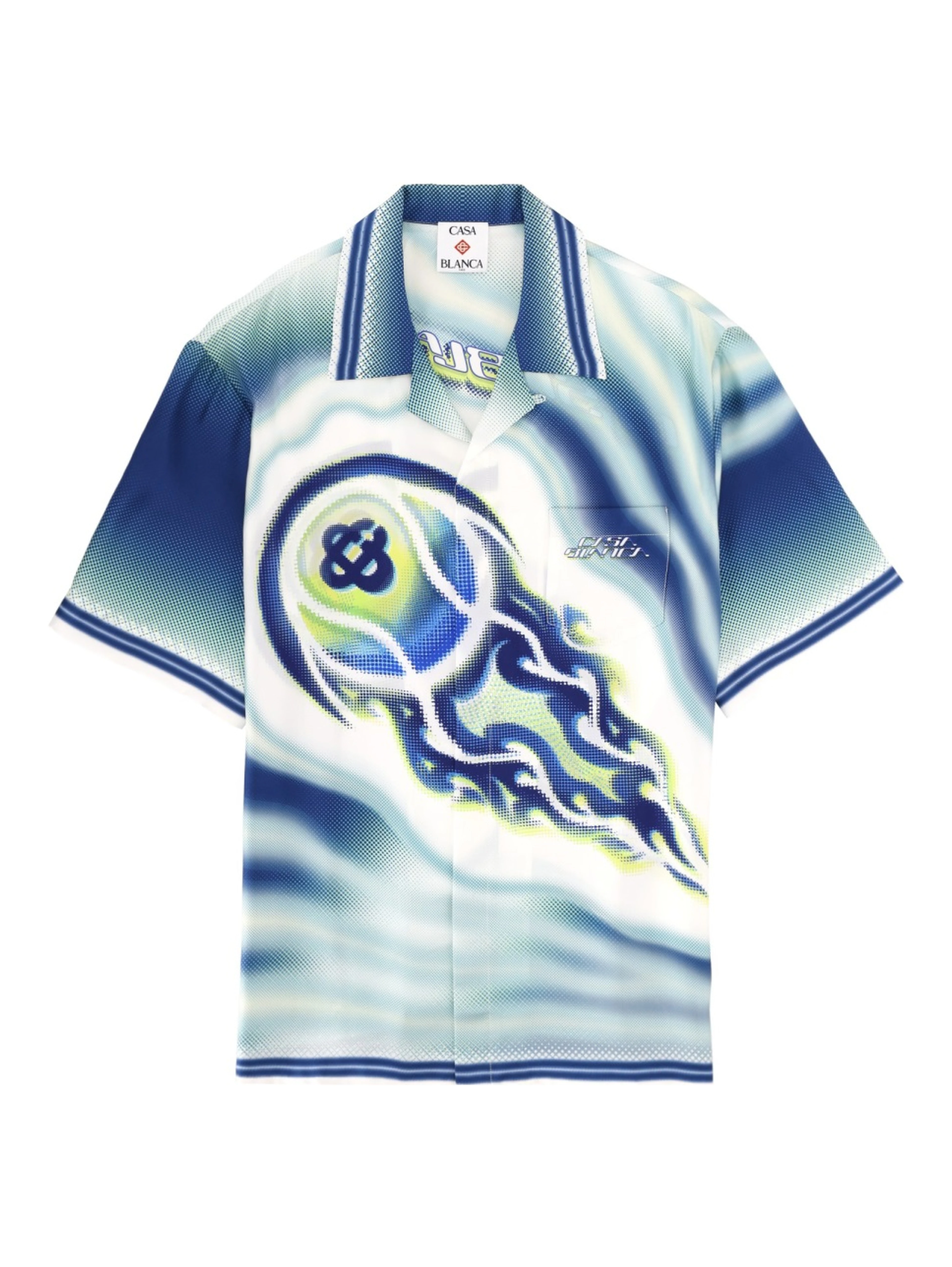 "FLAMING TENNIS BALL" SHIRT