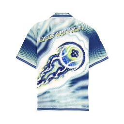 "FLAMING TENNIS BALL" SHIRT