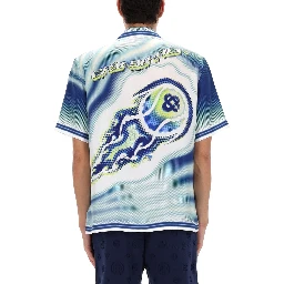 "FLAMING TENNIS BALL" SHIRT