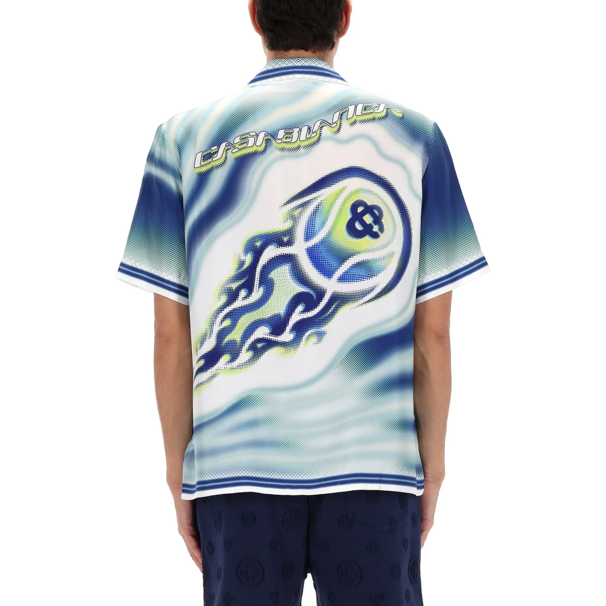 "FLAMING TENNIS BALL" SHIRT