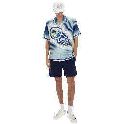 "FLAMING TENNIS BALL" SHIRT