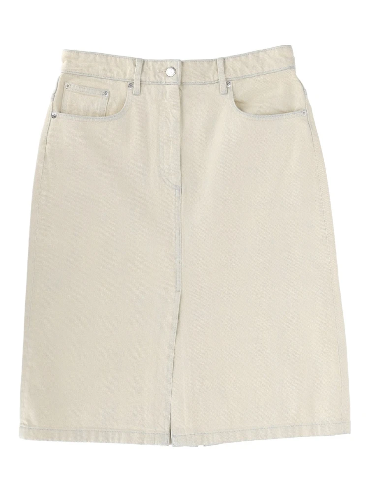 DENIM MIDI SKIRT