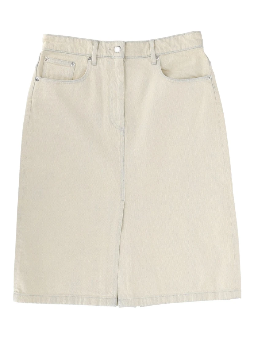 DENIM MIDI SKIRT