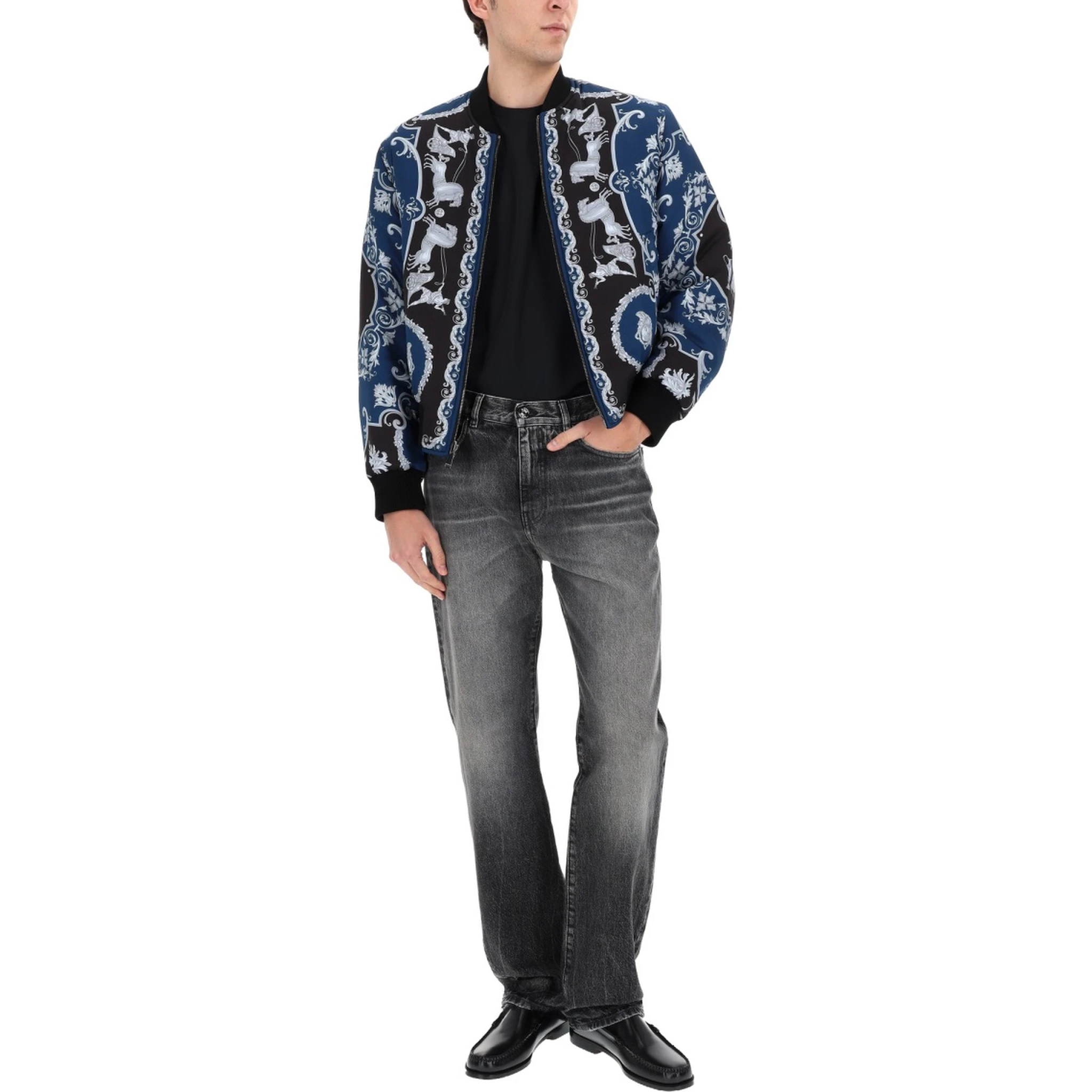 REVERSIBLE BOMBER JACKET