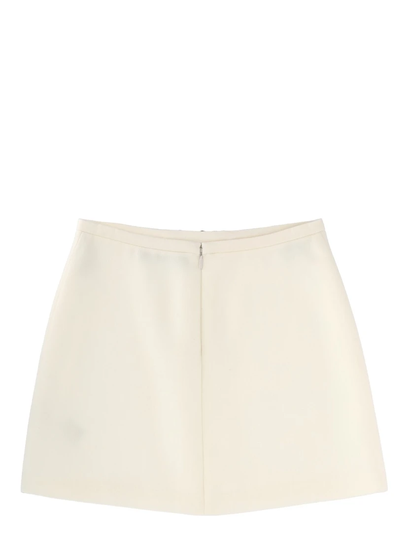 VIRGIN WOOL MINISKIRT