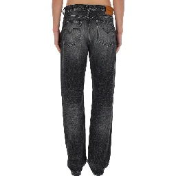 JEANS WITH "MEDUSA" DETAIL