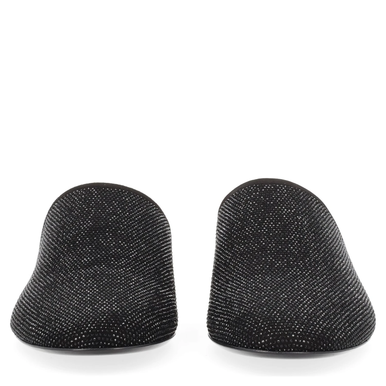 LEATHER SLIPPER WITH RHINESTONES