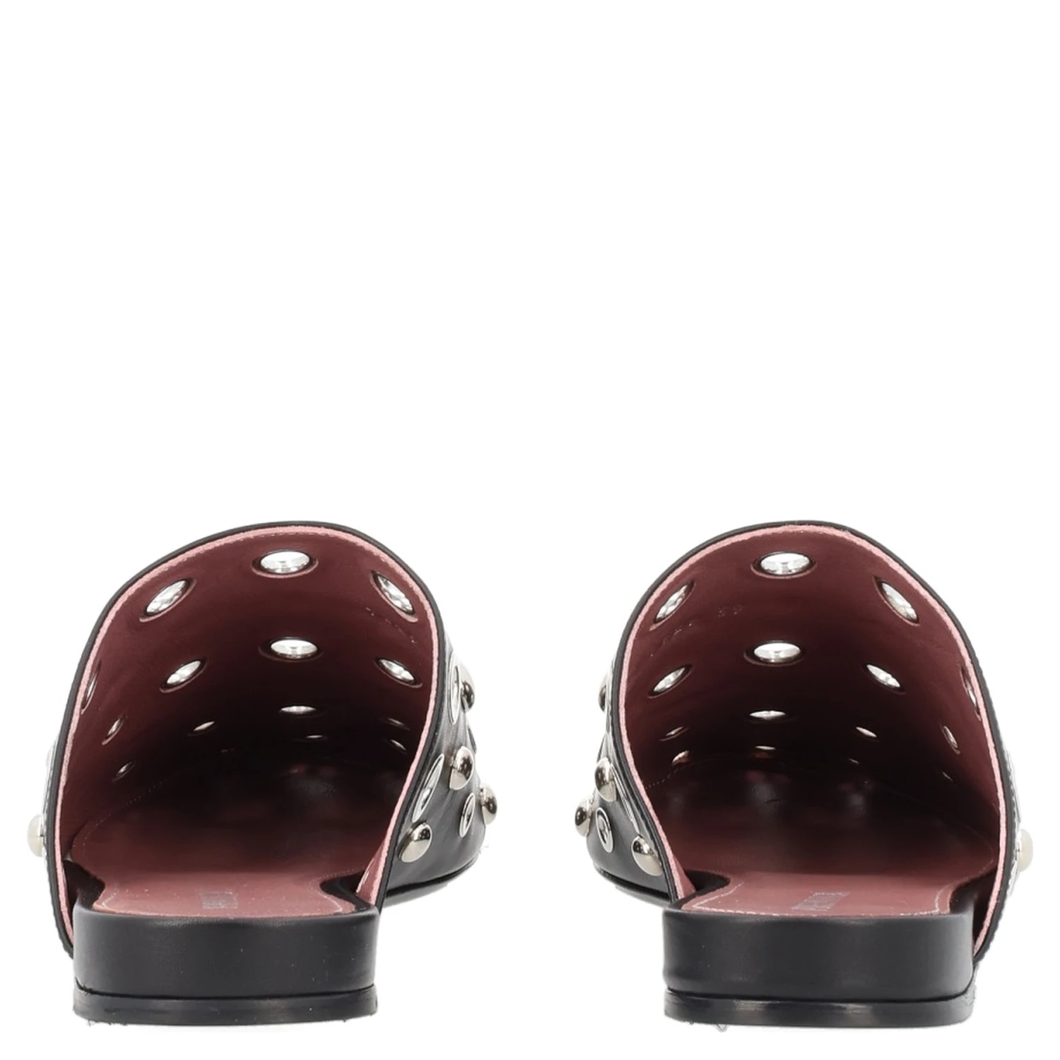 LEATHER SLIPPER WITH STUDS