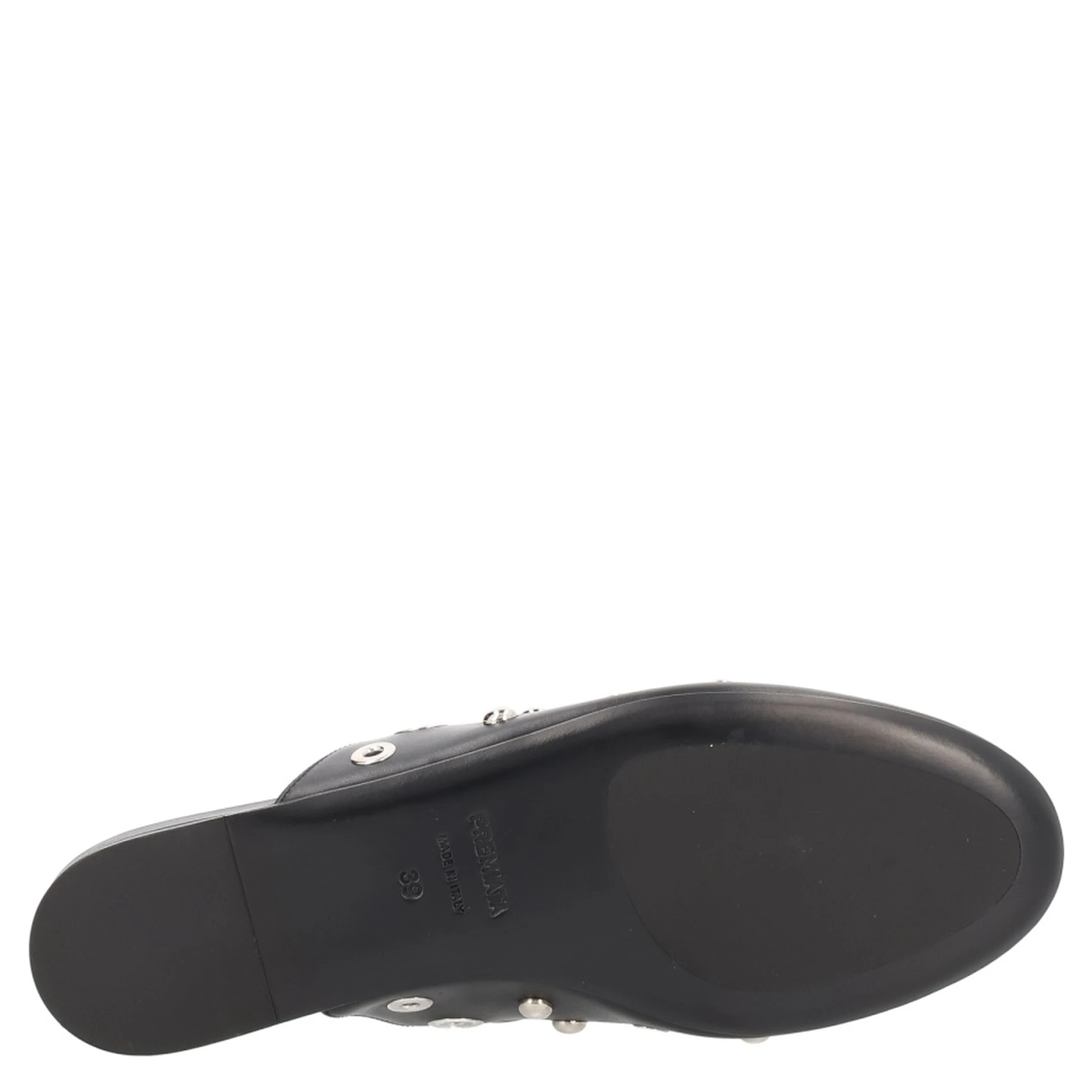 LEATHER SLIPPER WITH STUDS
