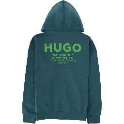 ZIPPERED SWEATSHIRT WITH LOGO