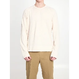 Cotton crewneck sweatshirt