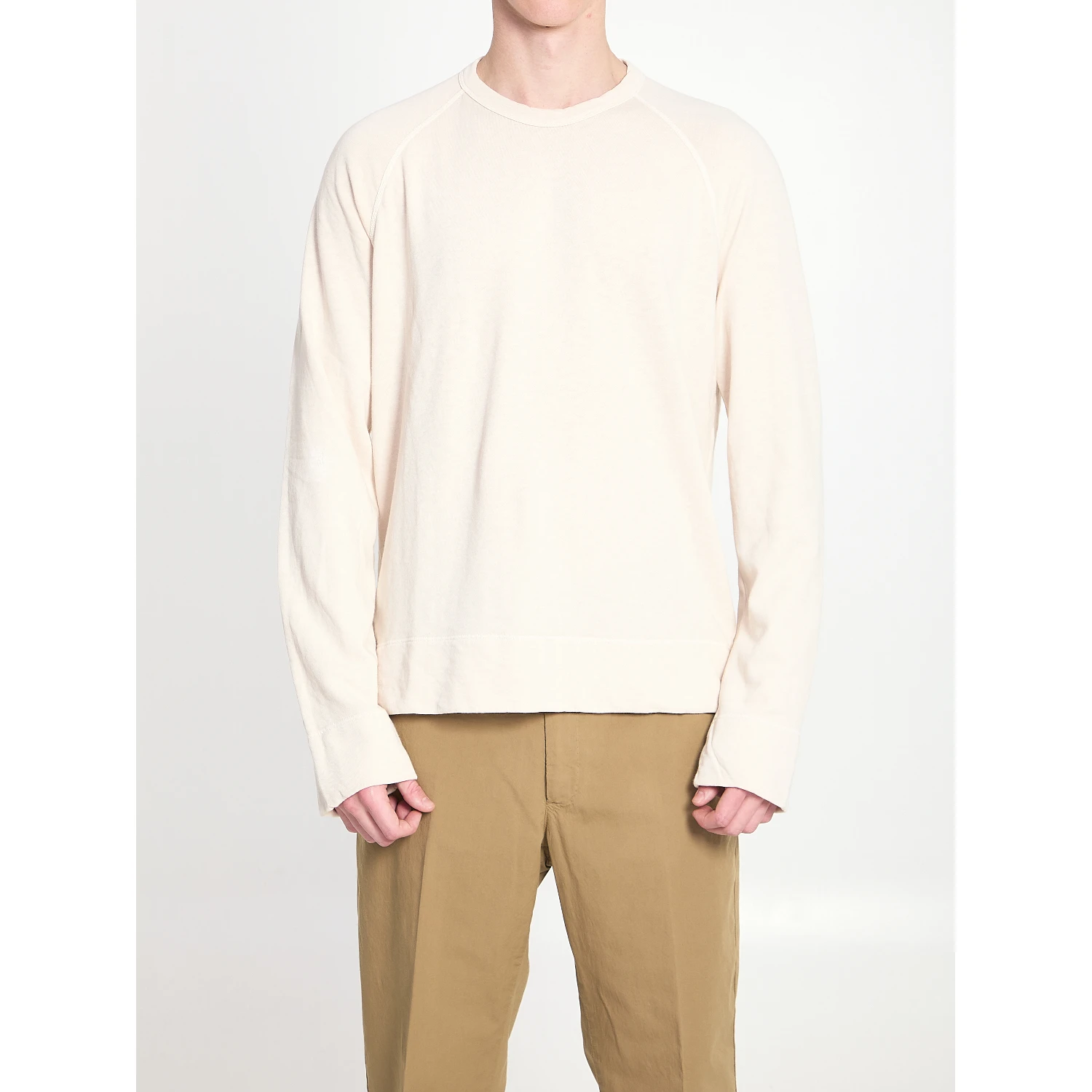 Cotton crewneck sweatshirt