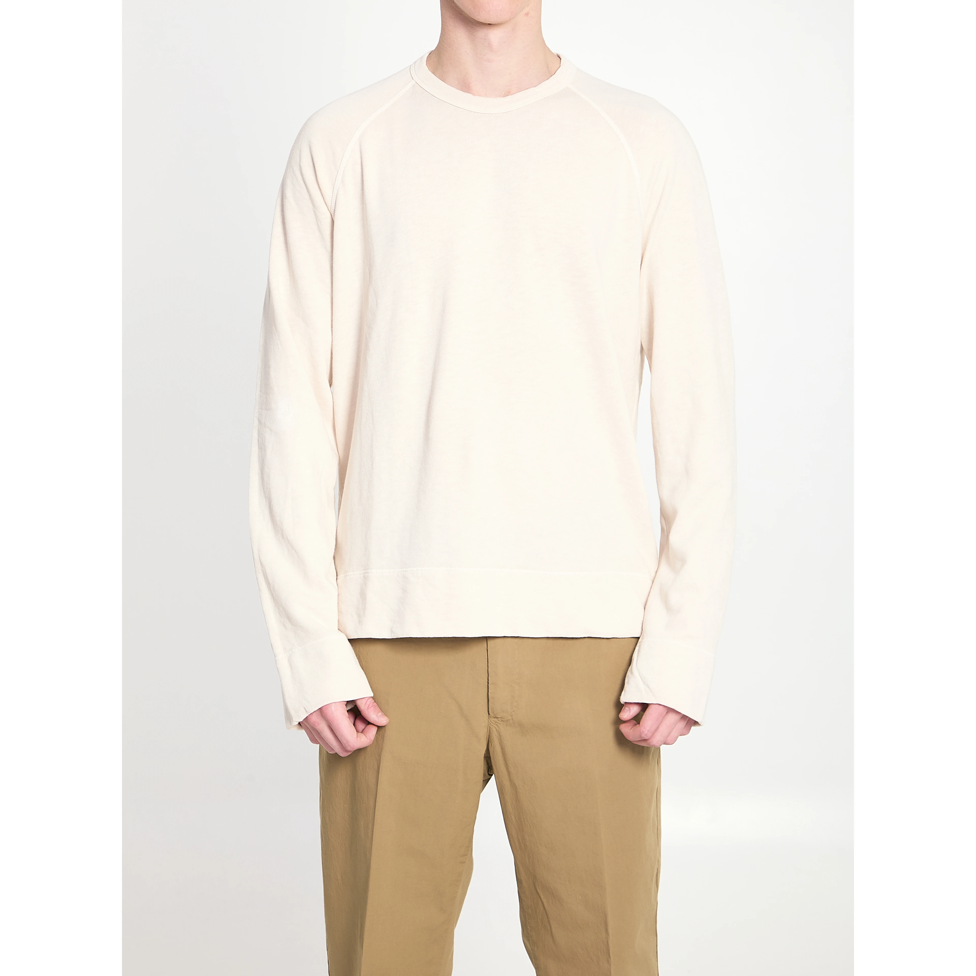 Cotton crewneck sweatshirt