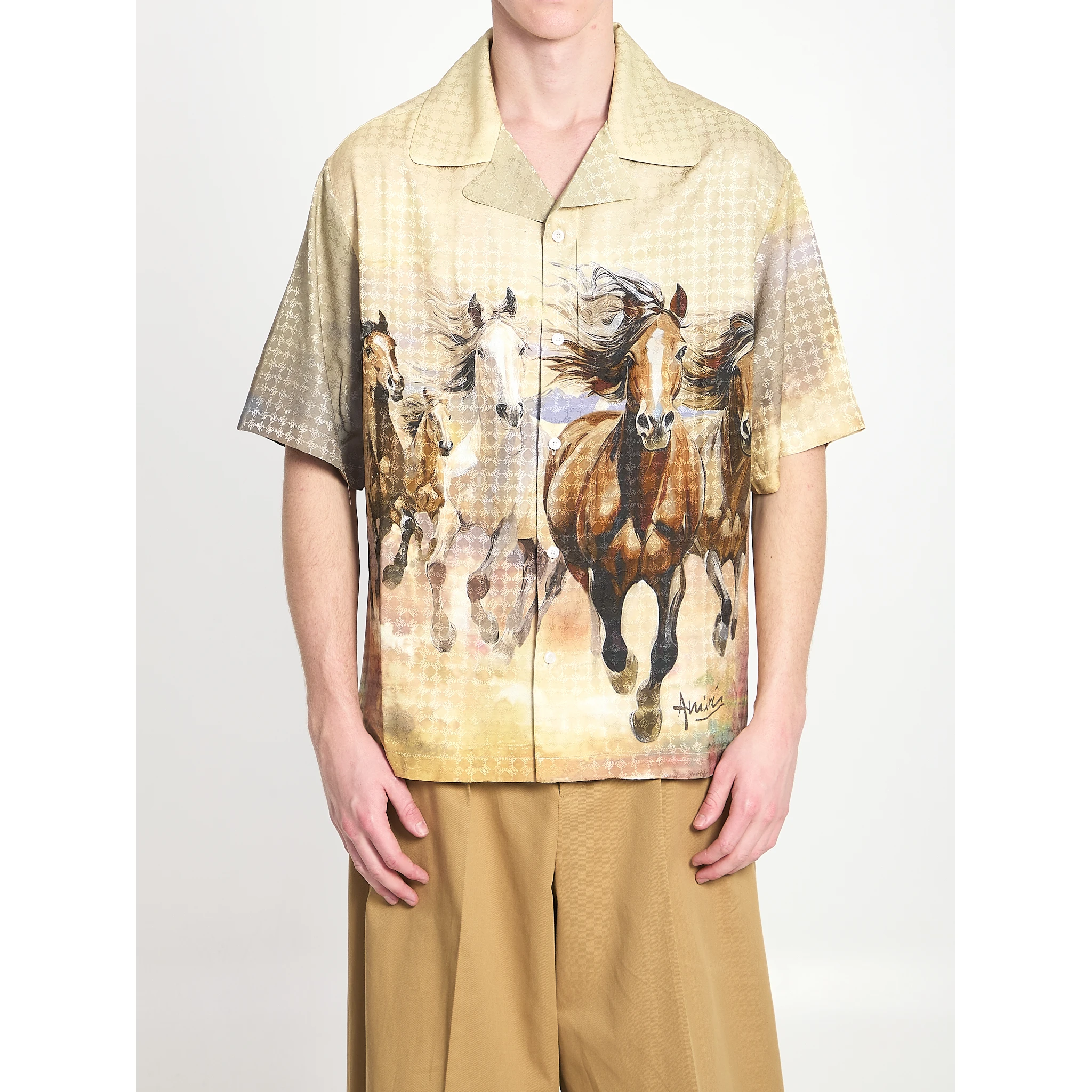Horses print shirt
