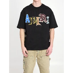 Varsity patch oversized T-shirt