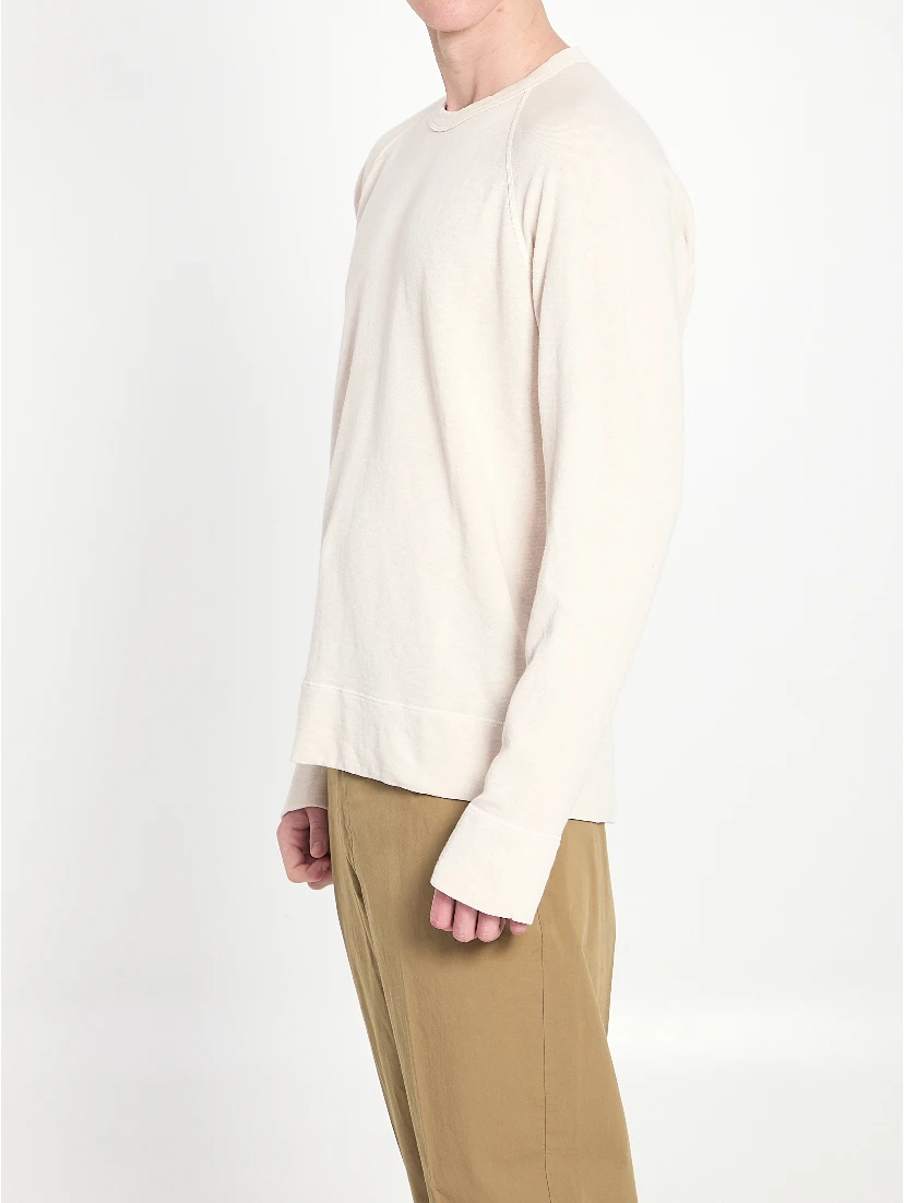 Cotton crewneck sweatshirt