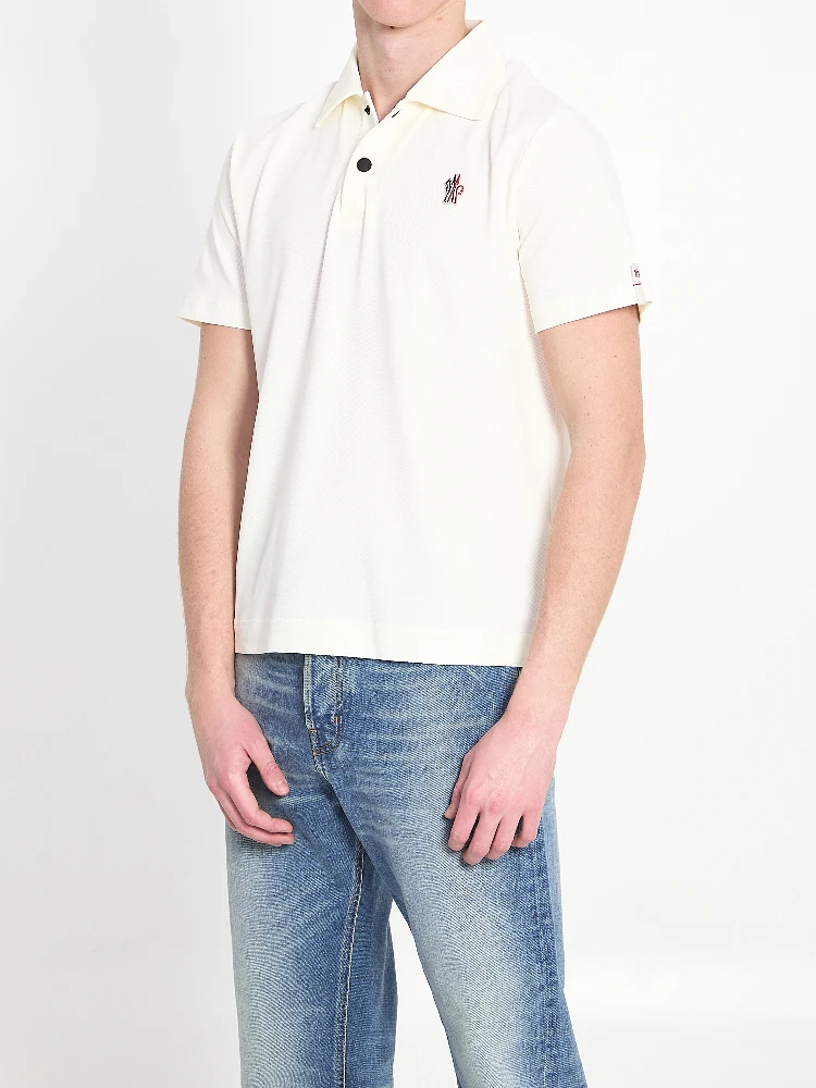 Polo shirt in nylon piqué alternative