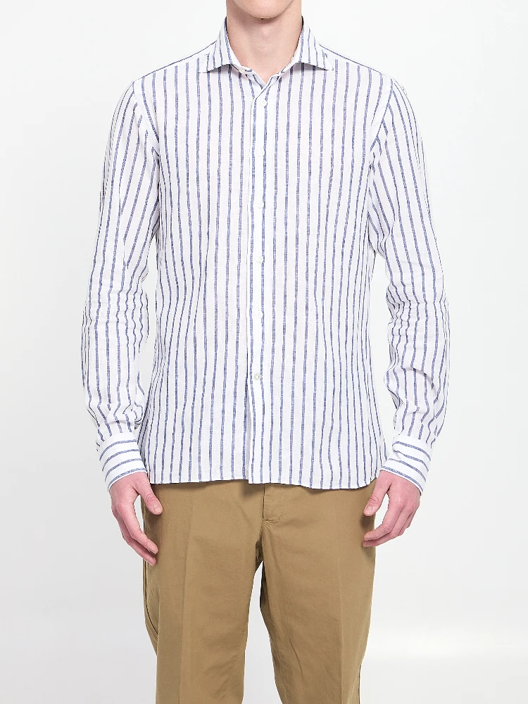 Striped Marechiaro shirt in cotton