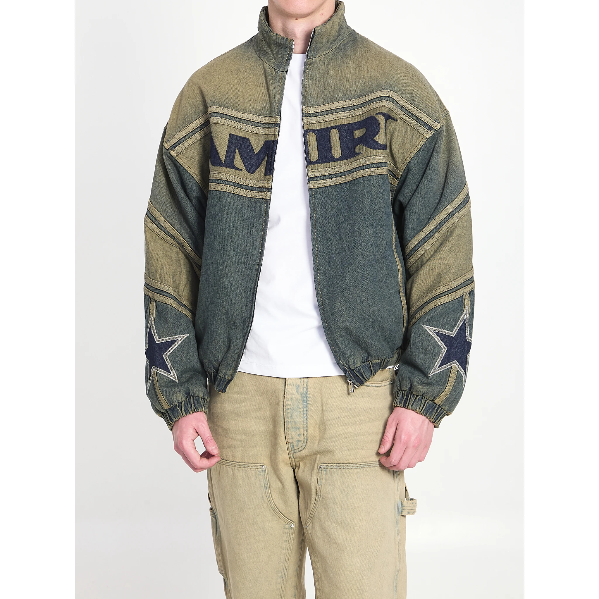 Sport denim Track jacket