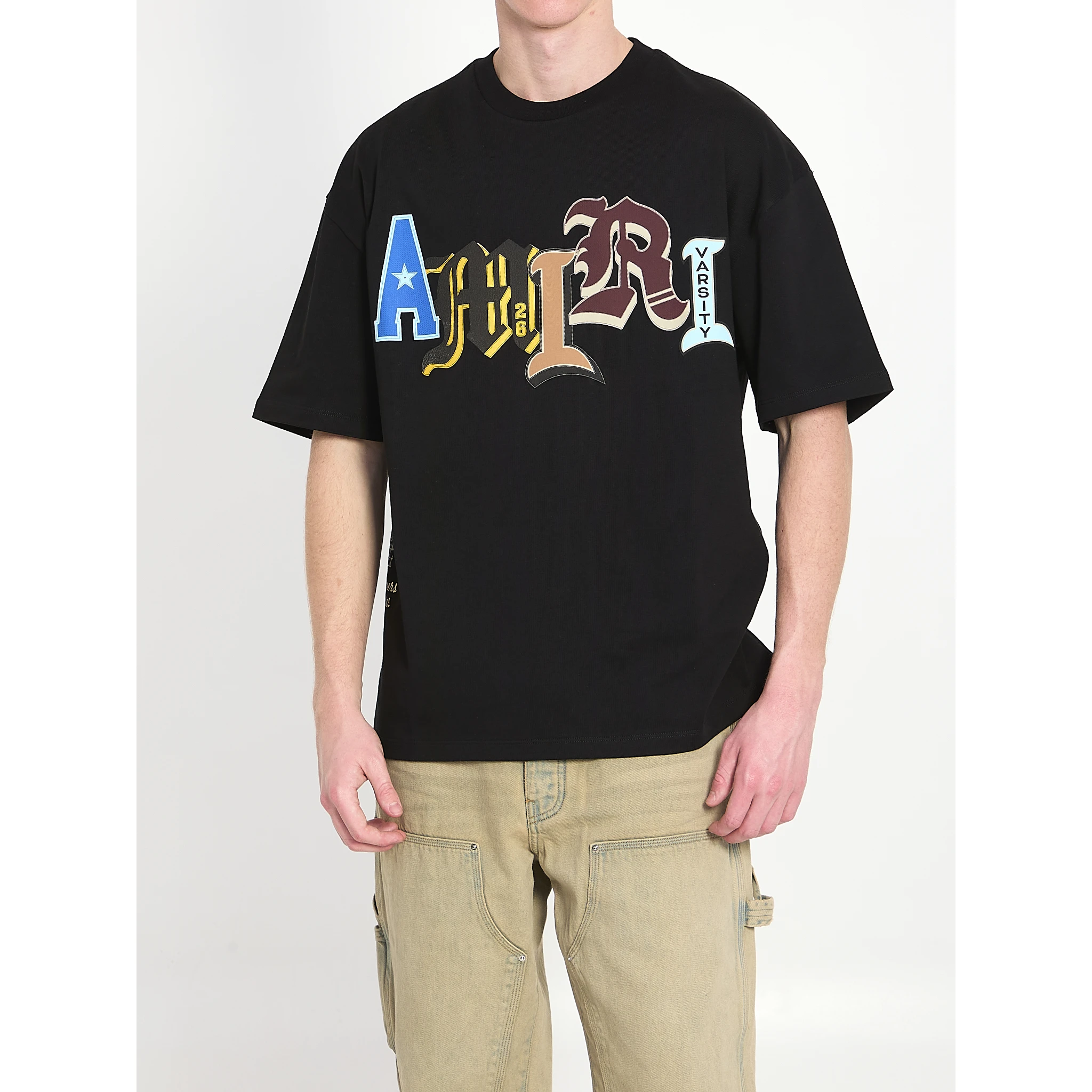 Varsity patch oversized T-shirt