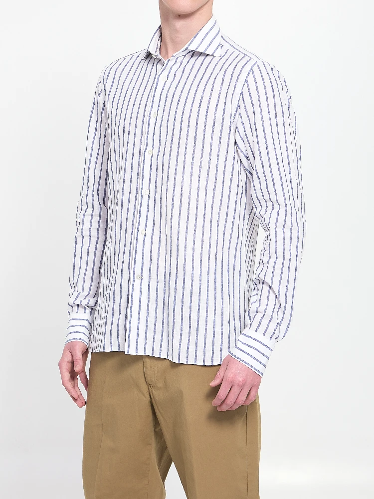 Striped Marechiaro shirt in cotton alternative