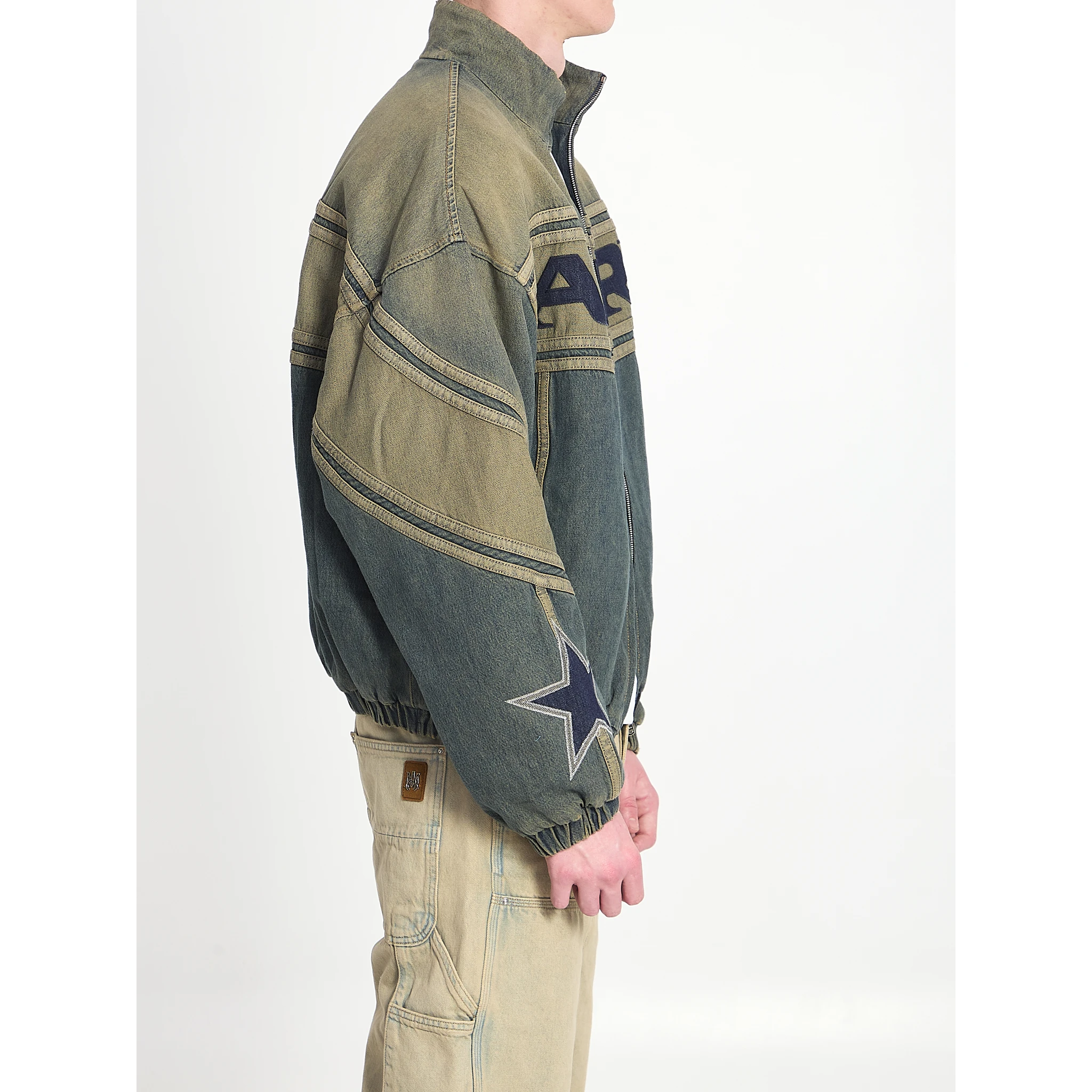 Sport denim Track jacket