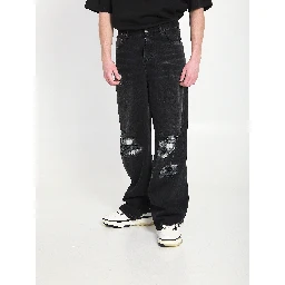 Flannel Repair baggy jeans