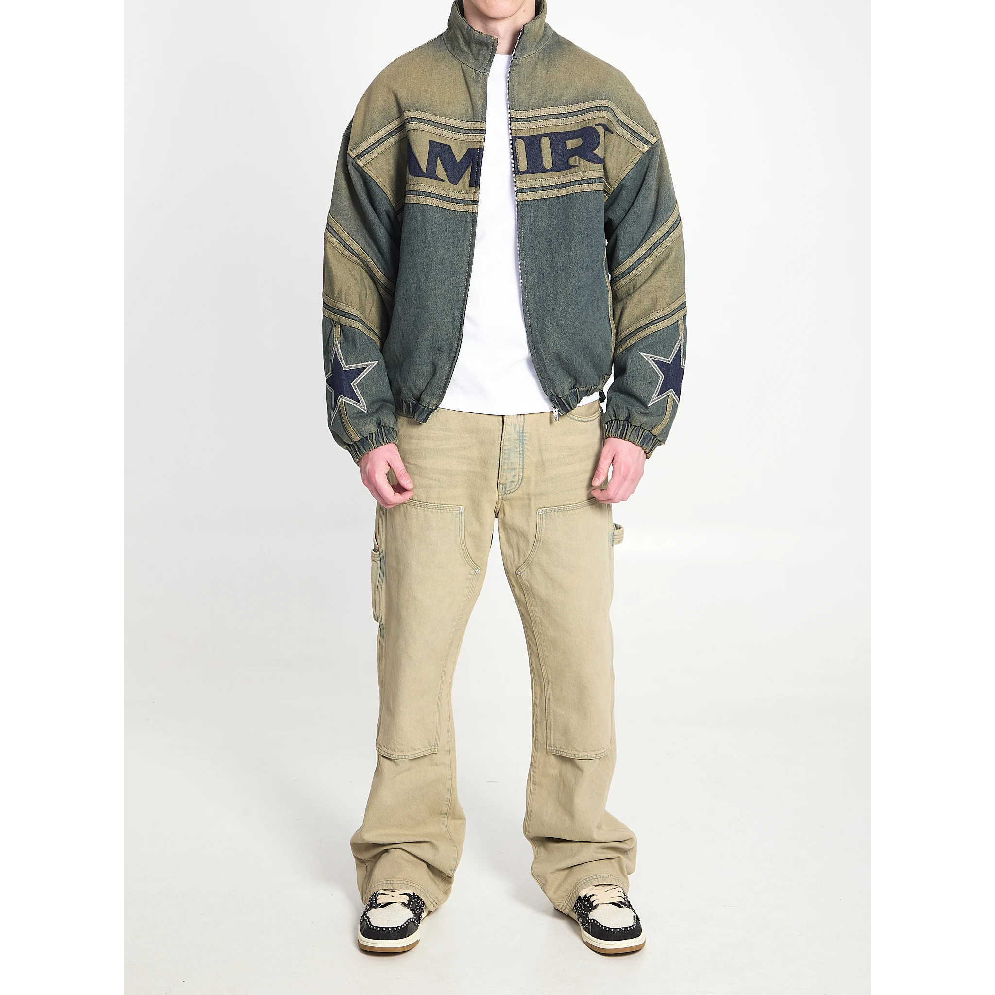 Sport denim Track jacket