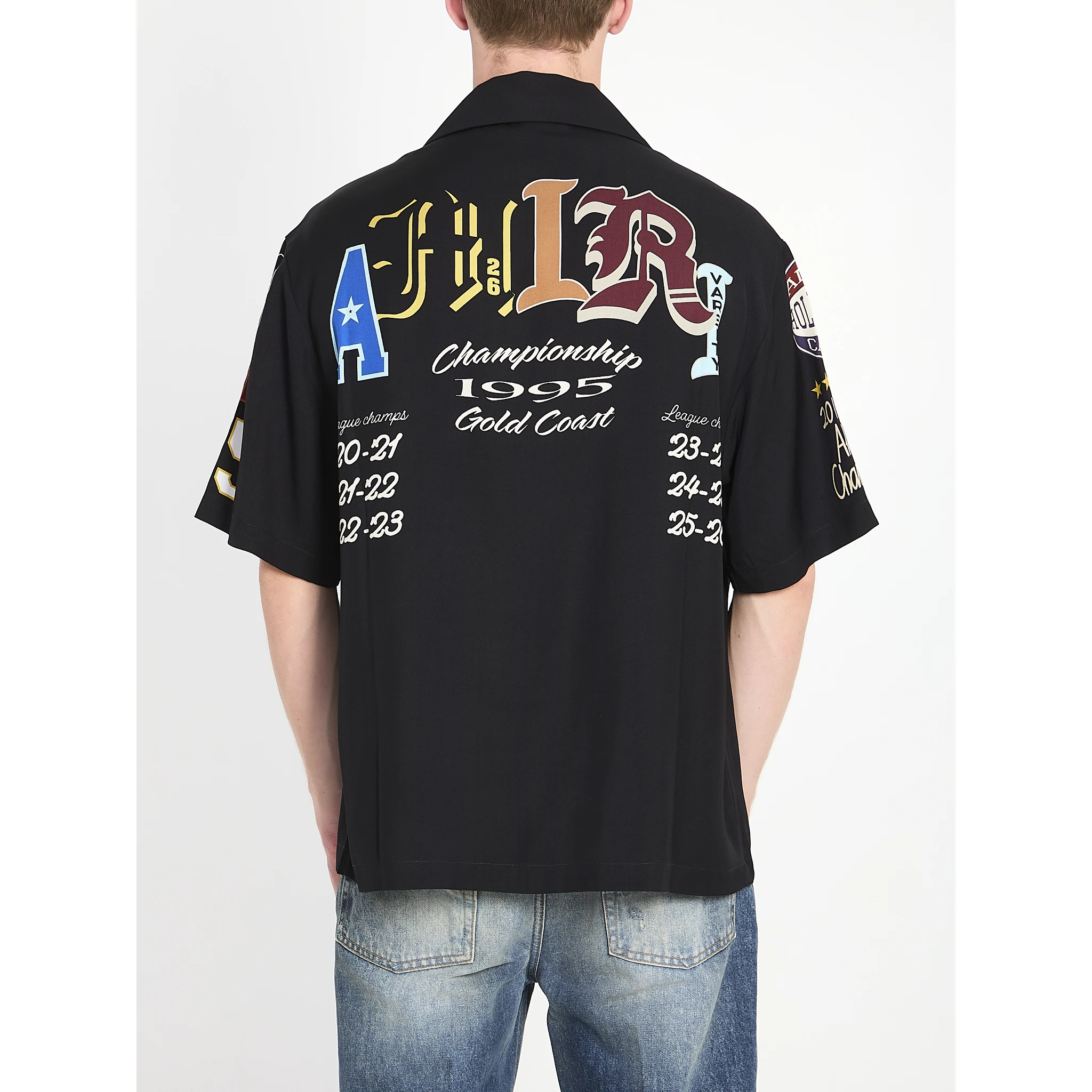 Varsity patch oversized shirt