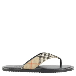 Multicolor Polyester Flip-Flop Sandals